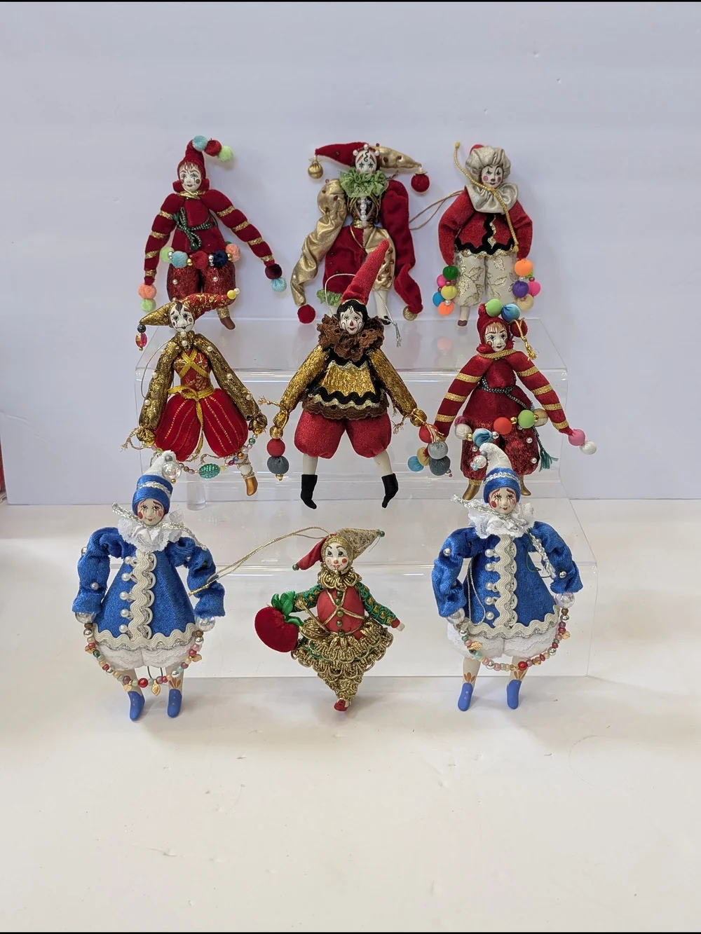 Handcrafted Jester Hanging OrnamentS